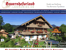 Tablet Screenshot of bauernhof-urlaub-beim-hanslkaspar.de